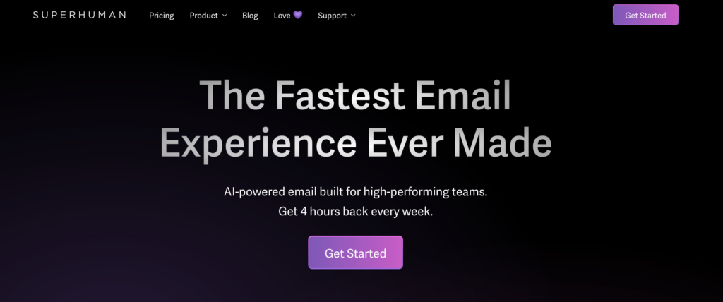 Superhuman email software