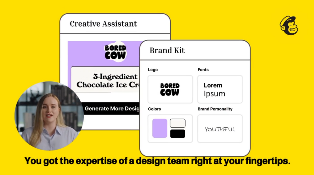 Mailchimp uses AI for marketing videos